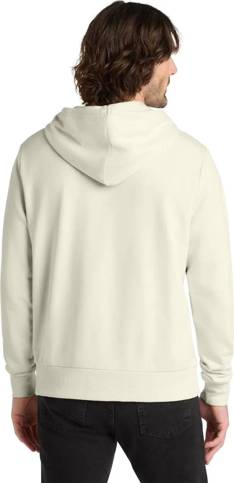 Allmade Al4000 Allmade Unisex Organic French Terry Pullover Hoodie - White Sand