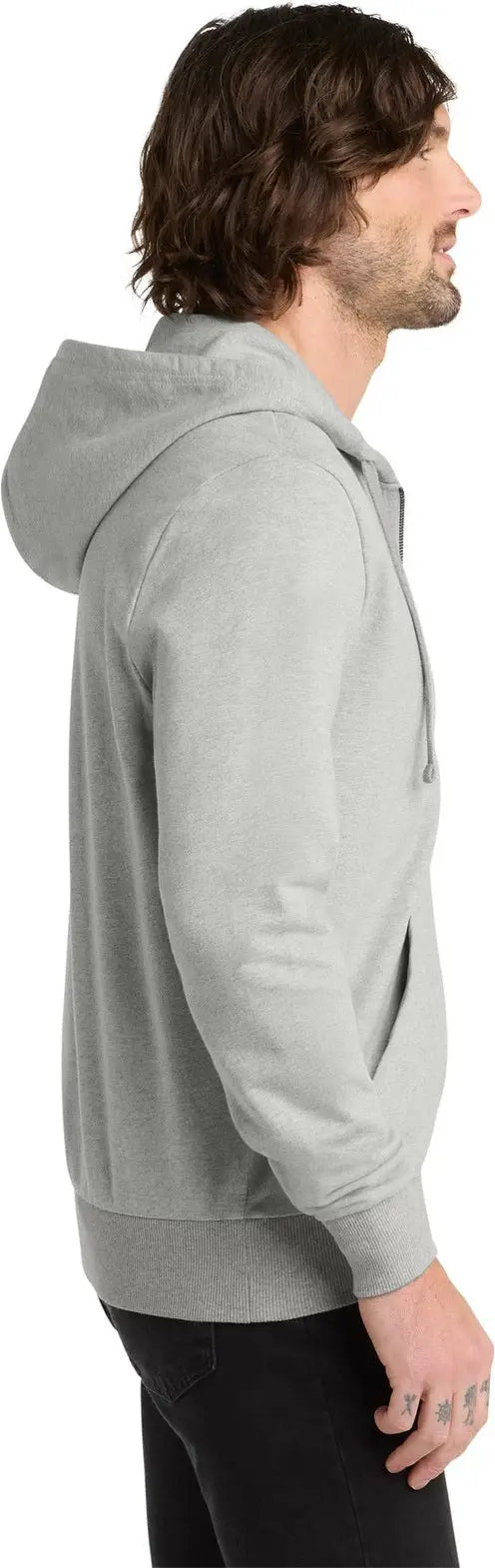 Allmade Al4002 Allmade Unisex Organic French Terry Full-zip Hoodie - Granite Gray Heather