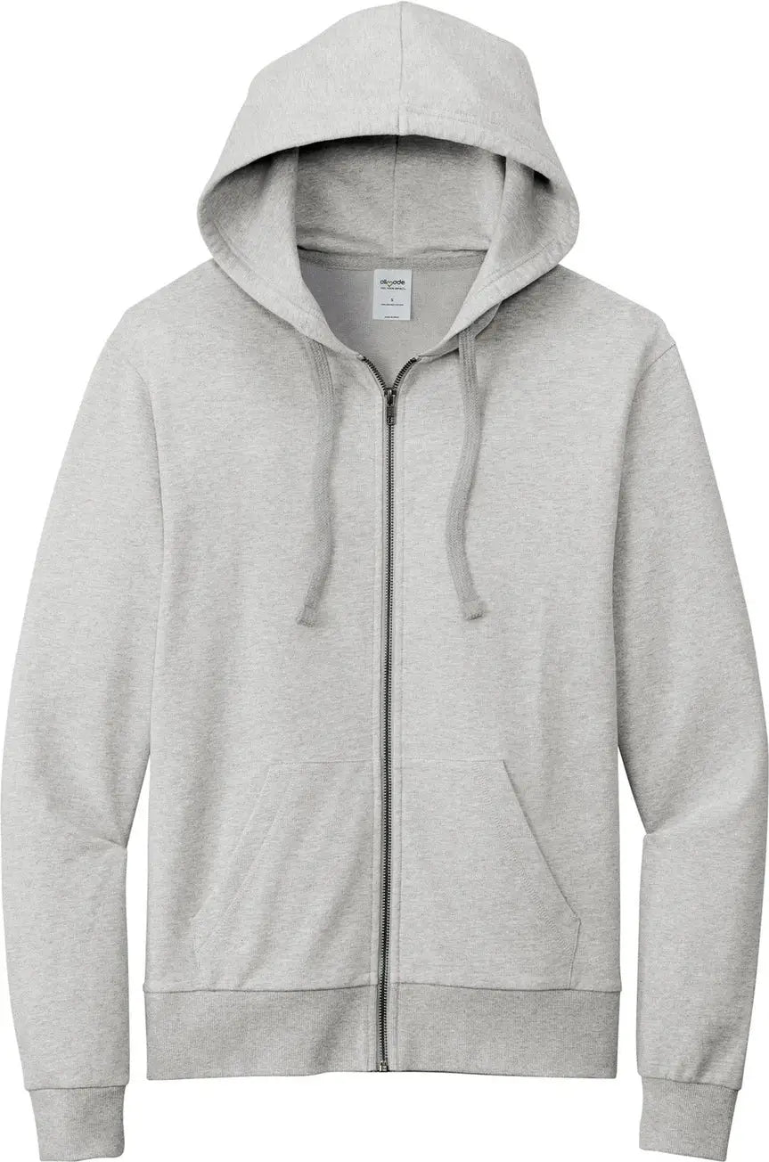 Allmade Al4002 Allmade Unisex Organic French Terry Full-zip Hoodie - Granite Gray Heather