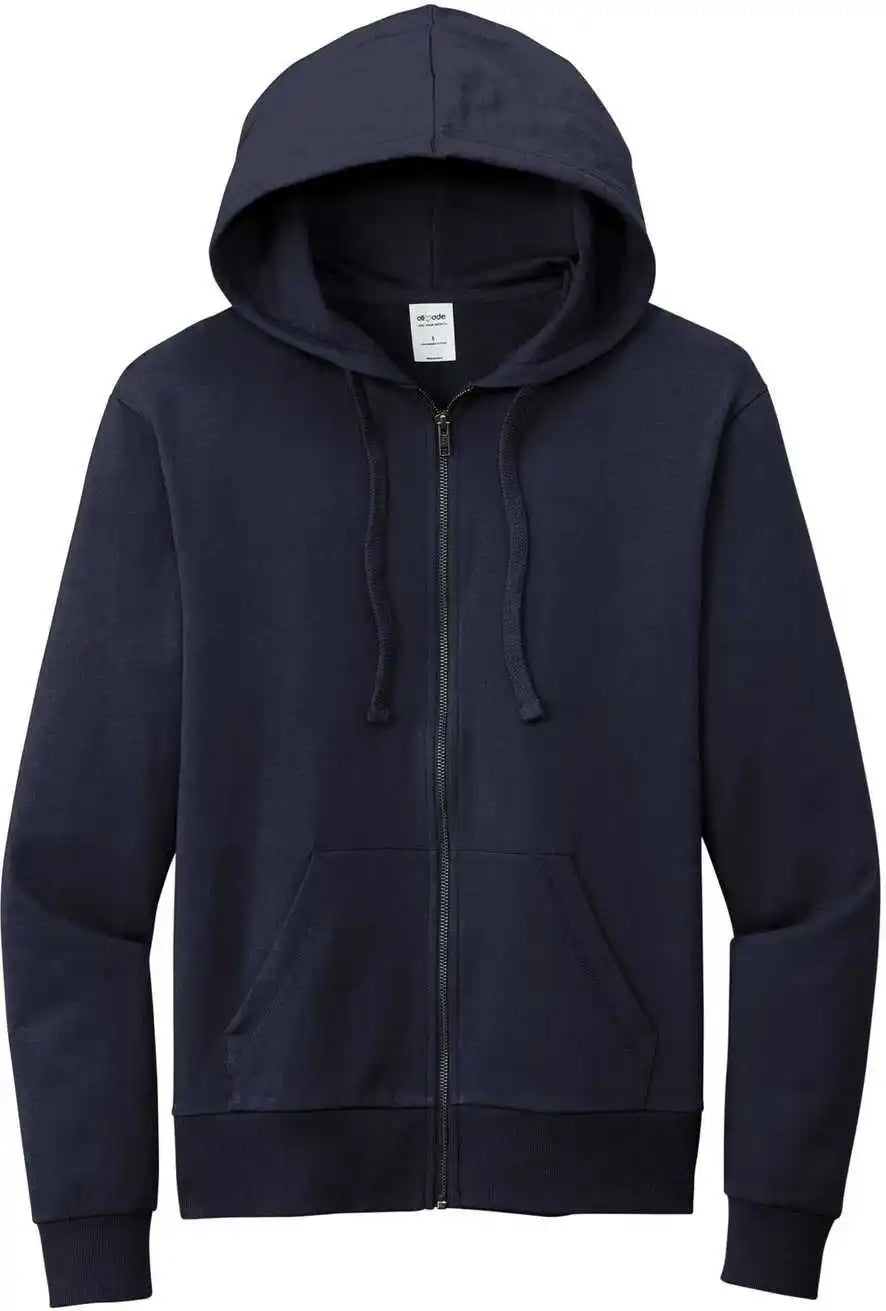 Allmade Al4002 Unisex Organic French Terry Full-zip Hoodie - Night Sky Navy
