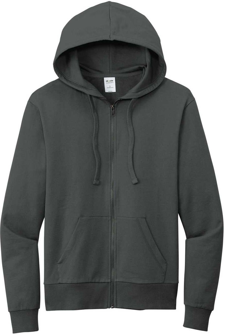 Allmade Al4002 Unisex Organic French Terry Full-zip Hoodie - Terrain Grey