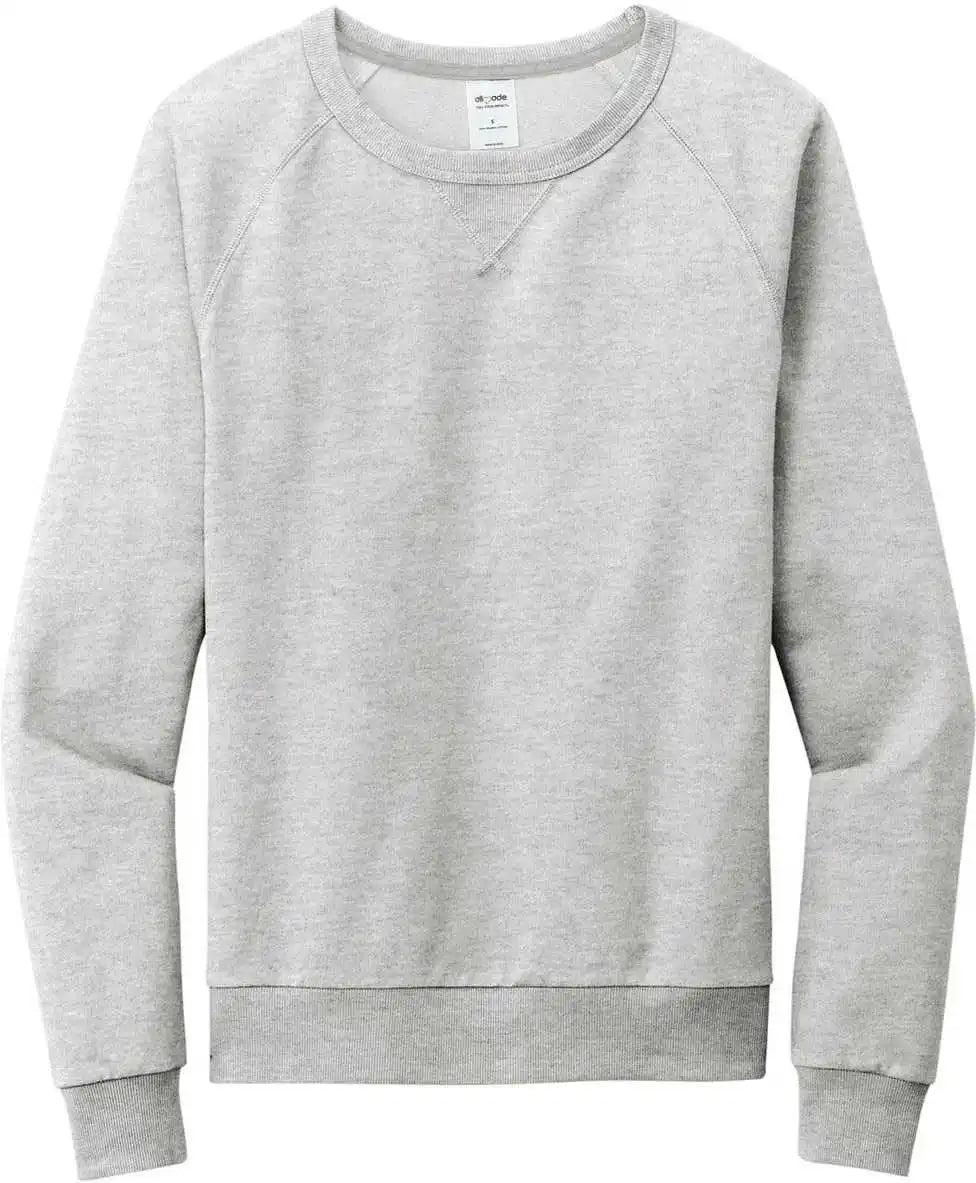 Allmade Al4004 Unisex Organic French Terry Crewneck Sweatshirt - Granite Grey Heather