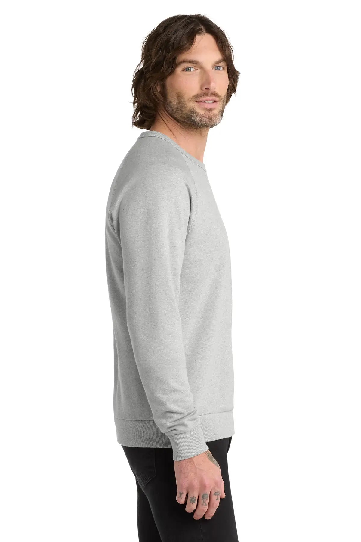 Allmade Al4004 Allmade Unisex Organic French Terry Crewneck Sweatshirt - Granite Gray Heather