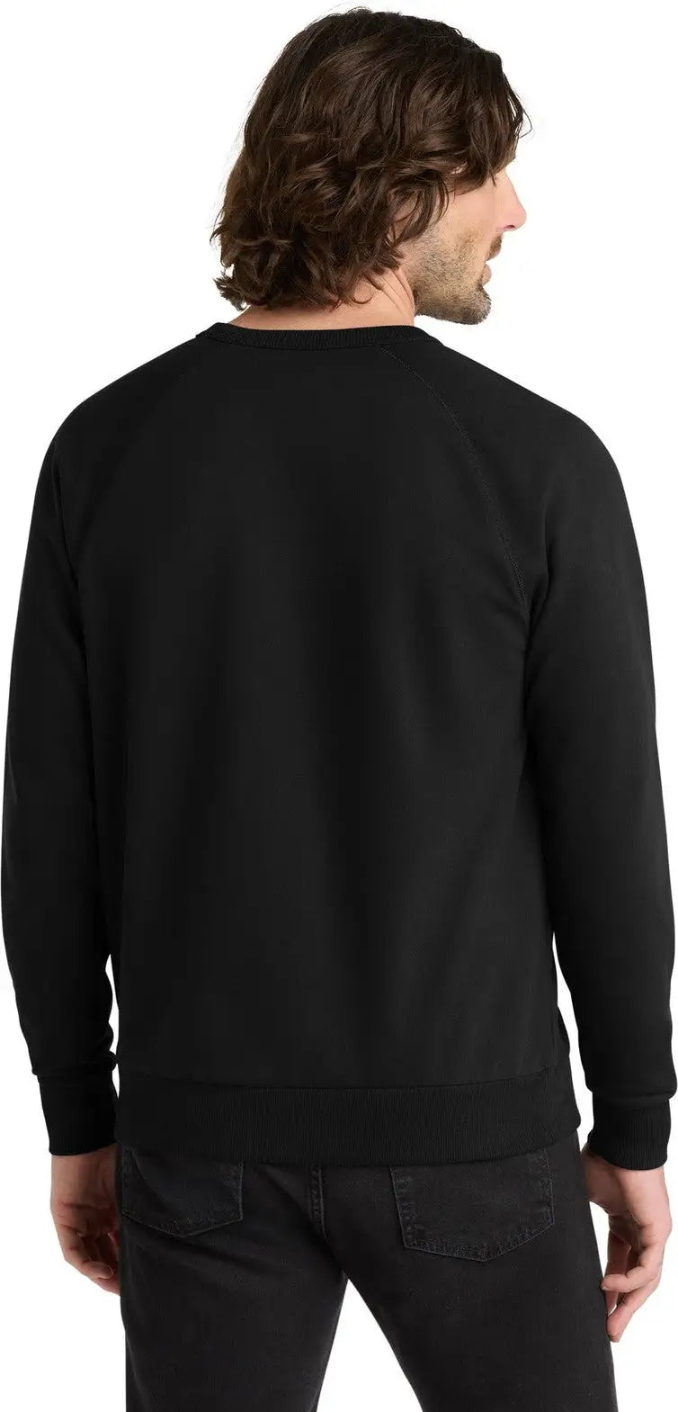Allmade Al4004 Allmade Unisex Organic French Terry Crewneck Sweatshirt - Deep Black