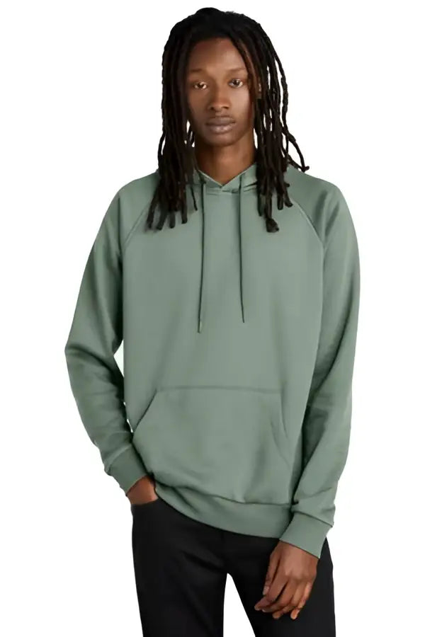 Allmade Al5000 Allmade Unisex Organic Cvc Fleece Pullover Hoodie - Herb Green - Adult Xs