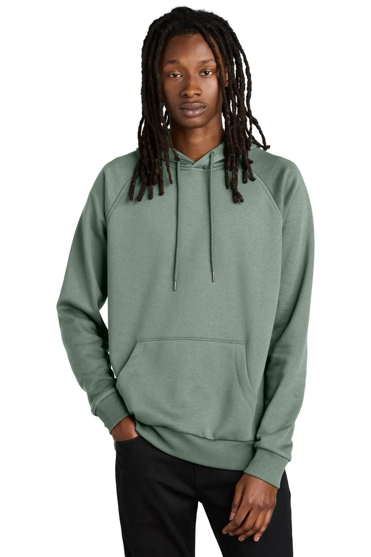 Allmade Al5000 Allmade Unisex Organic Cvc Fleece Pullover Hoodie - Matcha Green - Adult Xs