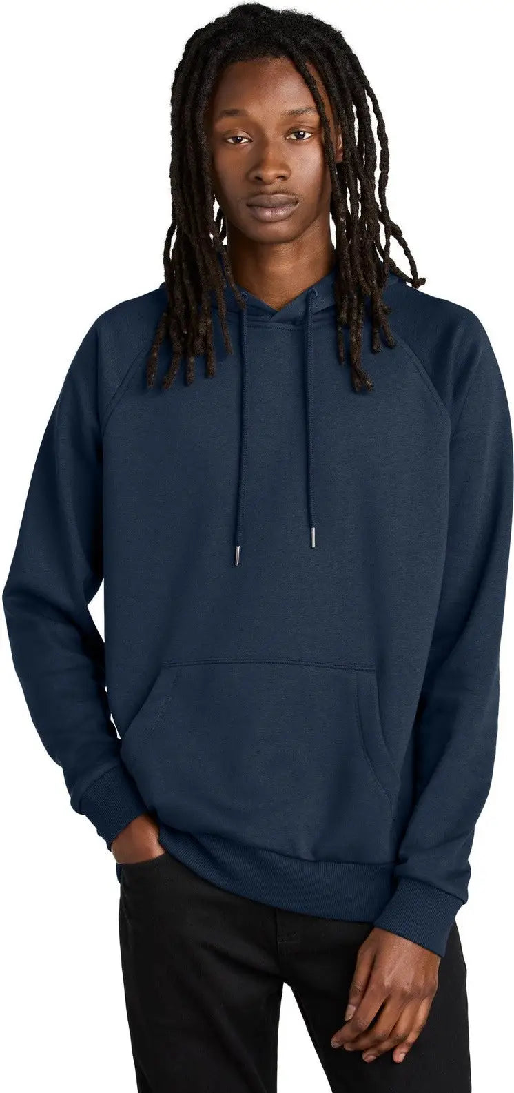 Allmade Al5000 Allmade Unisex Organic Cvc Fleece Pullover Hoodie - Rebel Blue