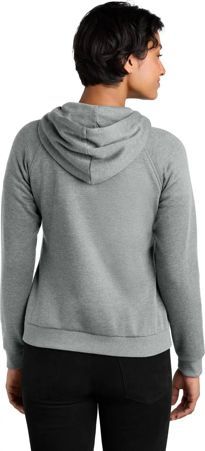 Allmade Al5003 Allmade Women’s Organic Cvc Fleece Full-zip Hoodie - Aluminum Gray Heather
