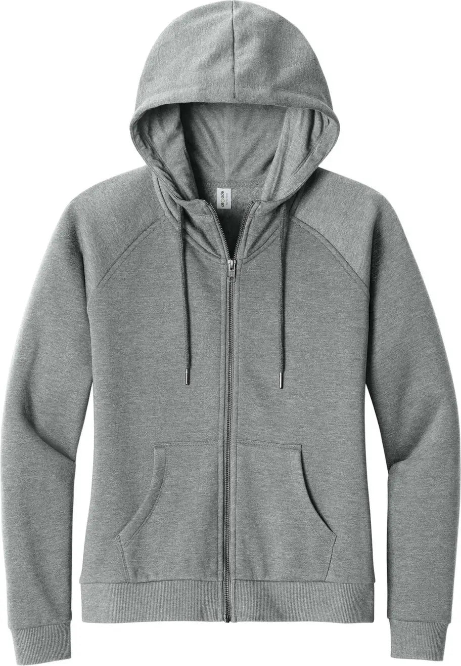 Allmade Al5003 Allmade Women’s Organic Cvc Fleece Full-zip Hoodie - Aluminum Gray Heather