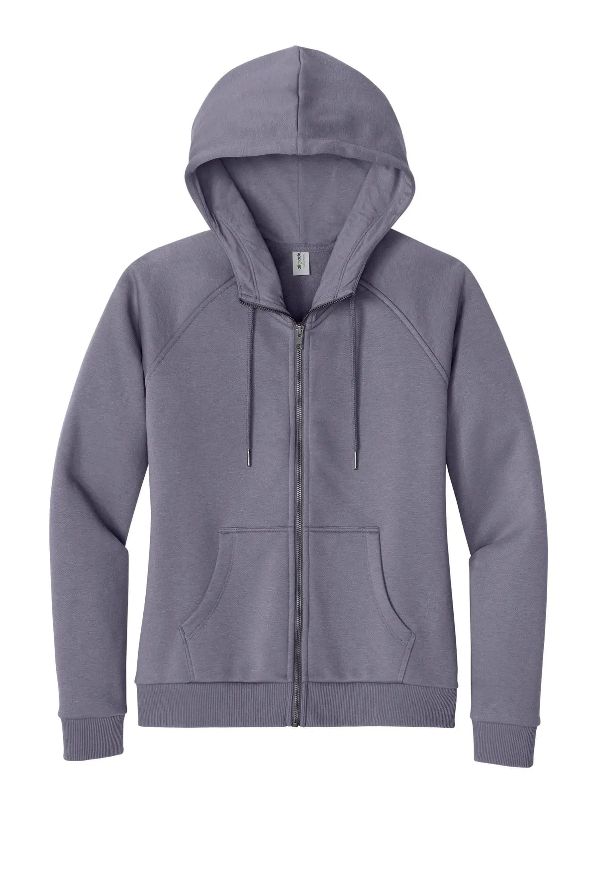 Allmade Al5003 Allmade Women’s Organic Cvc Fleece Full-zip Hoodie - Cosmic Purple