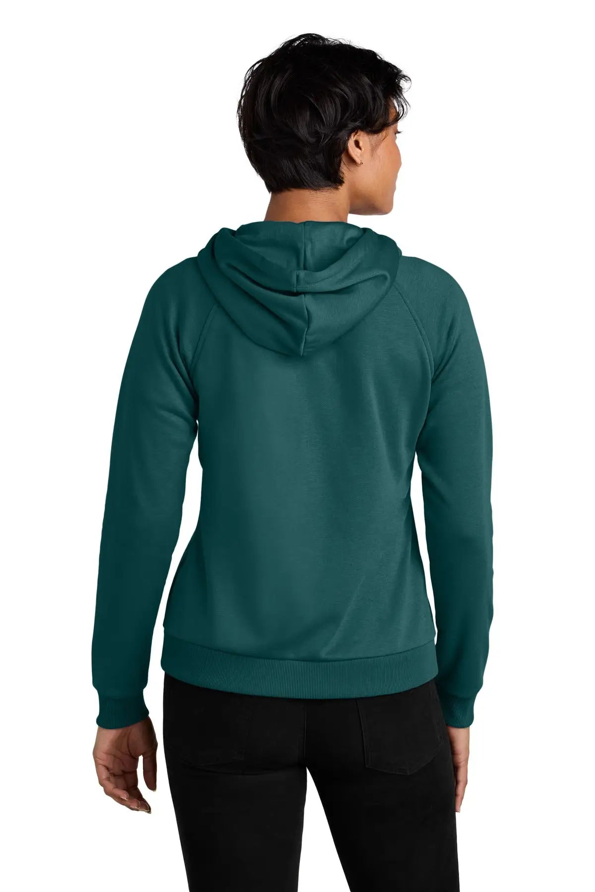 Allmade Al5003 Allmade Women’s Organic Cvc Fleece Full-zip Hoodie - Deep Sea Green