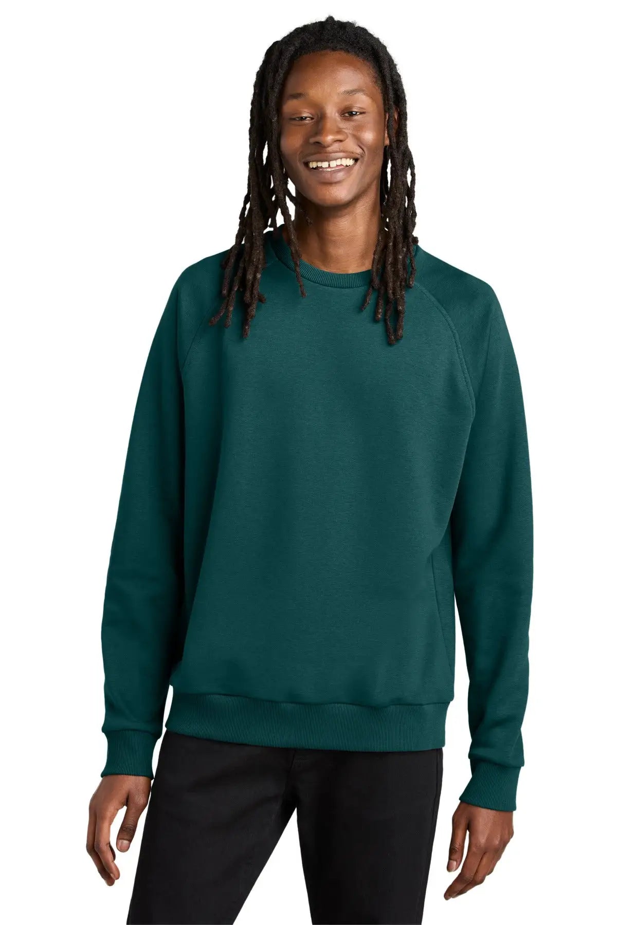 Allmade Al5004 Allmade Unisex Organic Cvc Fleece Crewneck Sweatshirt - Deep Sea Green - Adult Xs