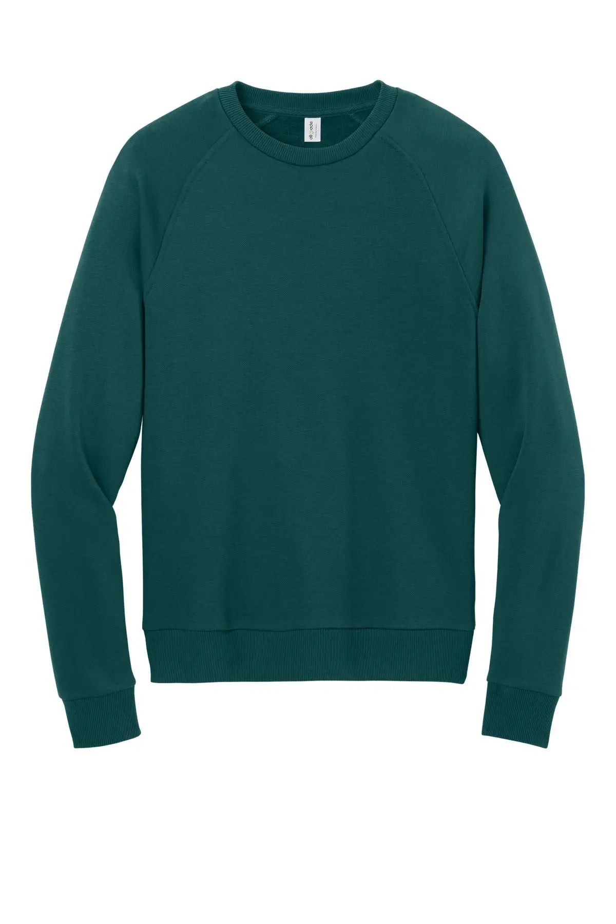 Allmade Al5004 Allmade Unisex Organic Cvc Fleece Crewneck Sweatshirt - Deep Sea Green