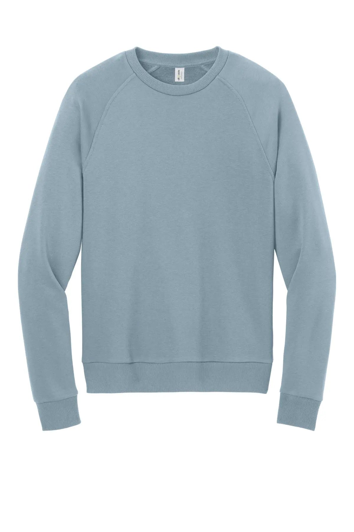 Allmade Al5004 Allmade Unisex Organic Cvc Fleece Crewneck Sweatshirt - i Like you Blue