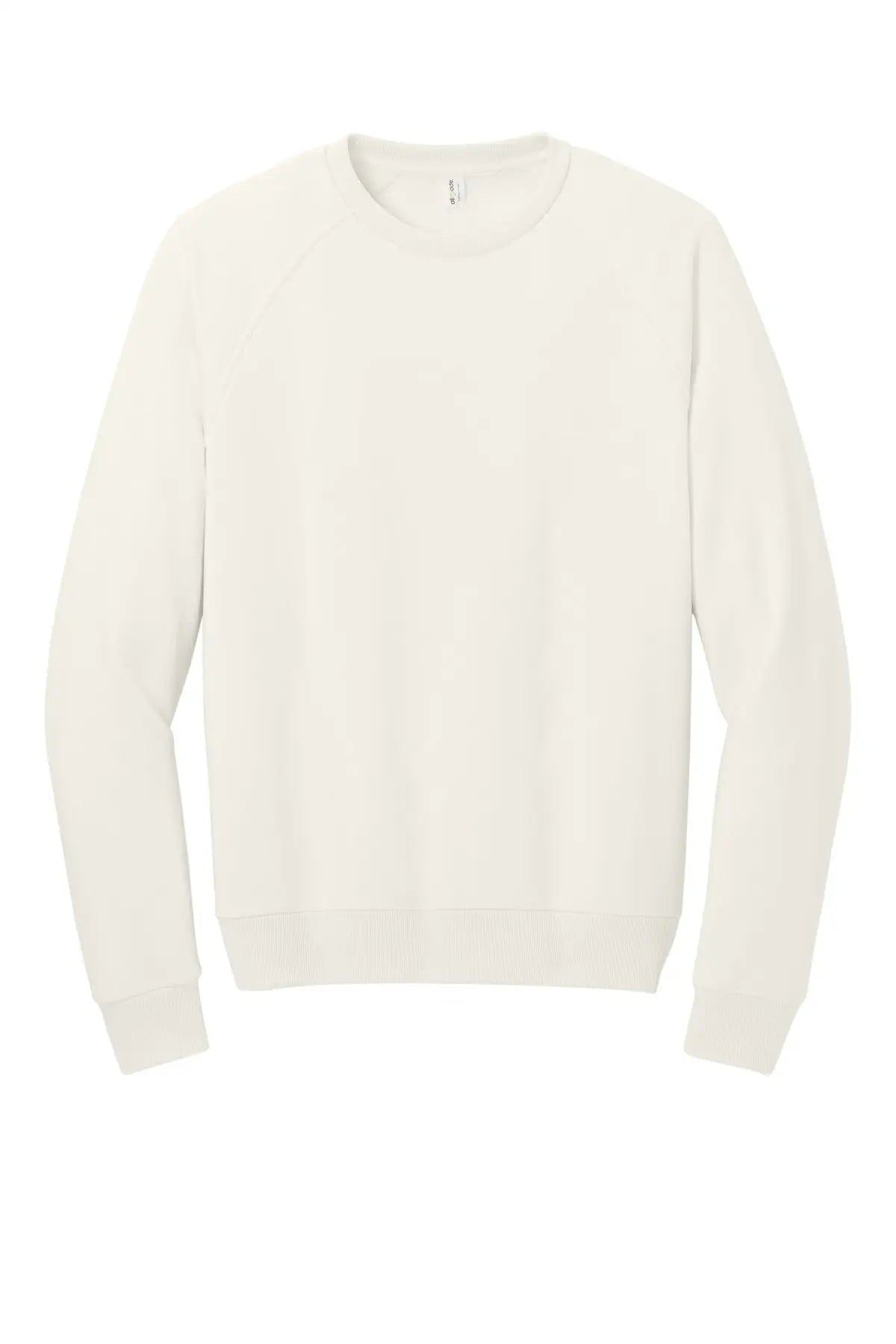 Allmade Al5004 Allmade Unisex Organic Cvc Fleece Crewneck Sweatshirt - White Sand