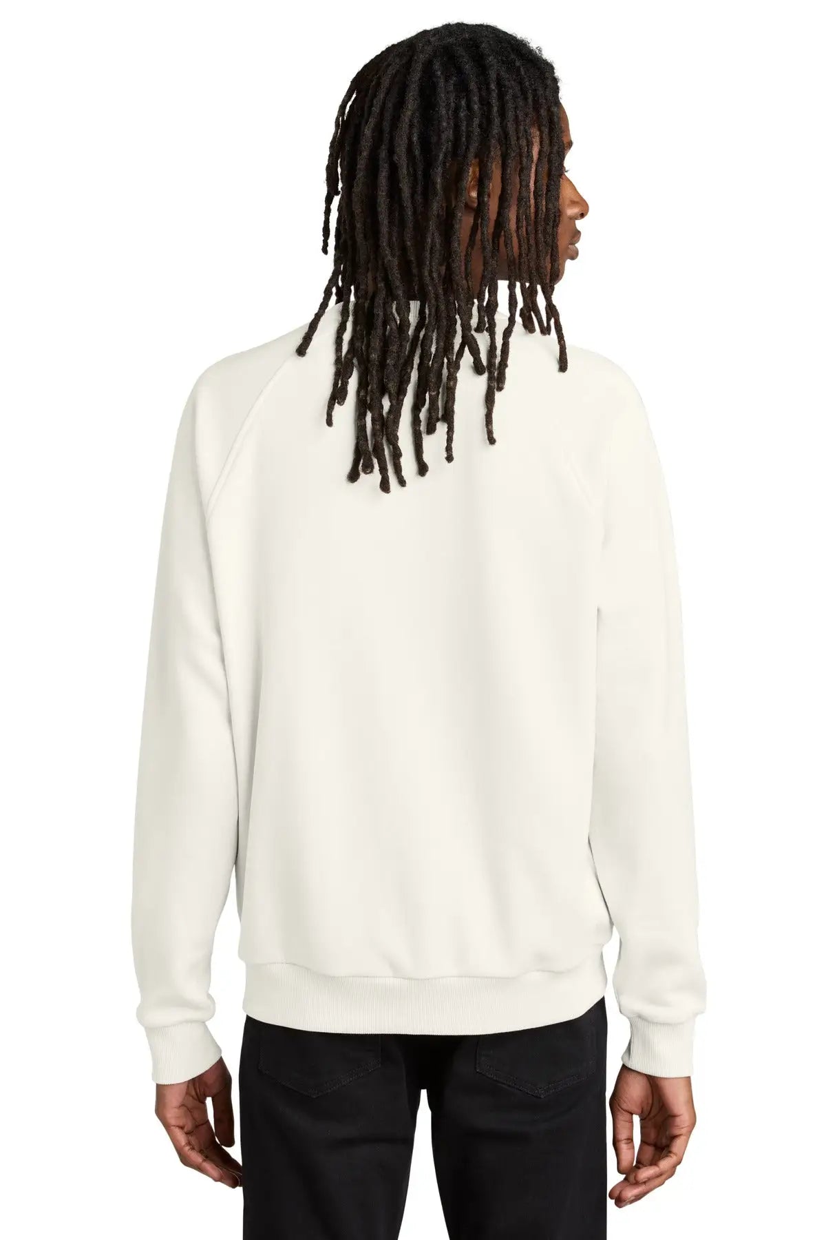 Allmade Al5004 Allmade Unisex Organic Cvc Fleece Crewneck Sweatshirt - White Sand