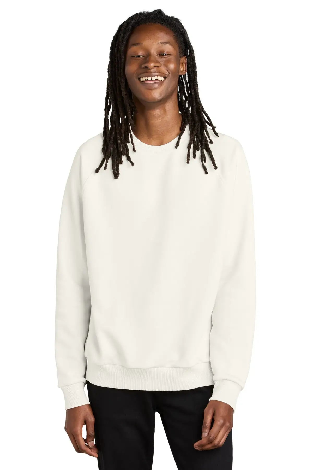 Allmade Al5004 Allmade Unisex Organic Cvc Fleece Crewneck Sweatshirt - White Sand - Adult Xs