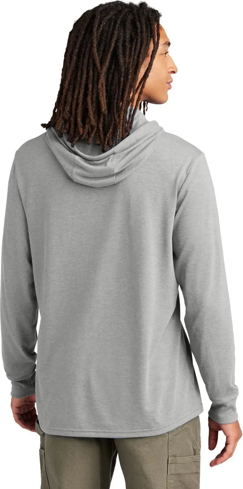 Allmade Al6003 Allmade Unisex Tri-blend Hoodie Tee - Aluminum Gray
