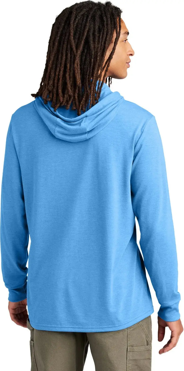 Allmade Al6003 Allmade Unisex Tri-blend Hoodie Tee - Azure Blue