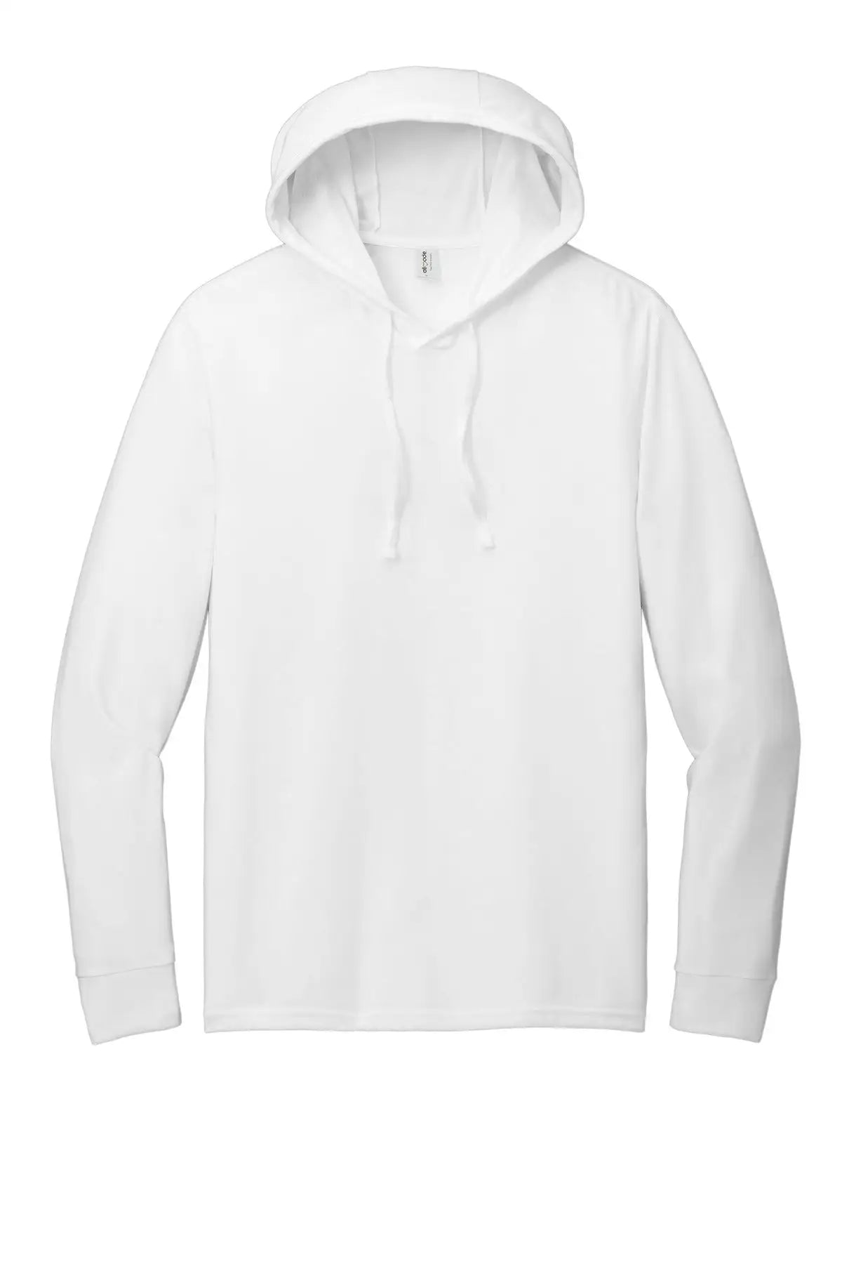 Allmade Al6003 Allmade Unisex Tri-blend Hoodie Tee - Bright White