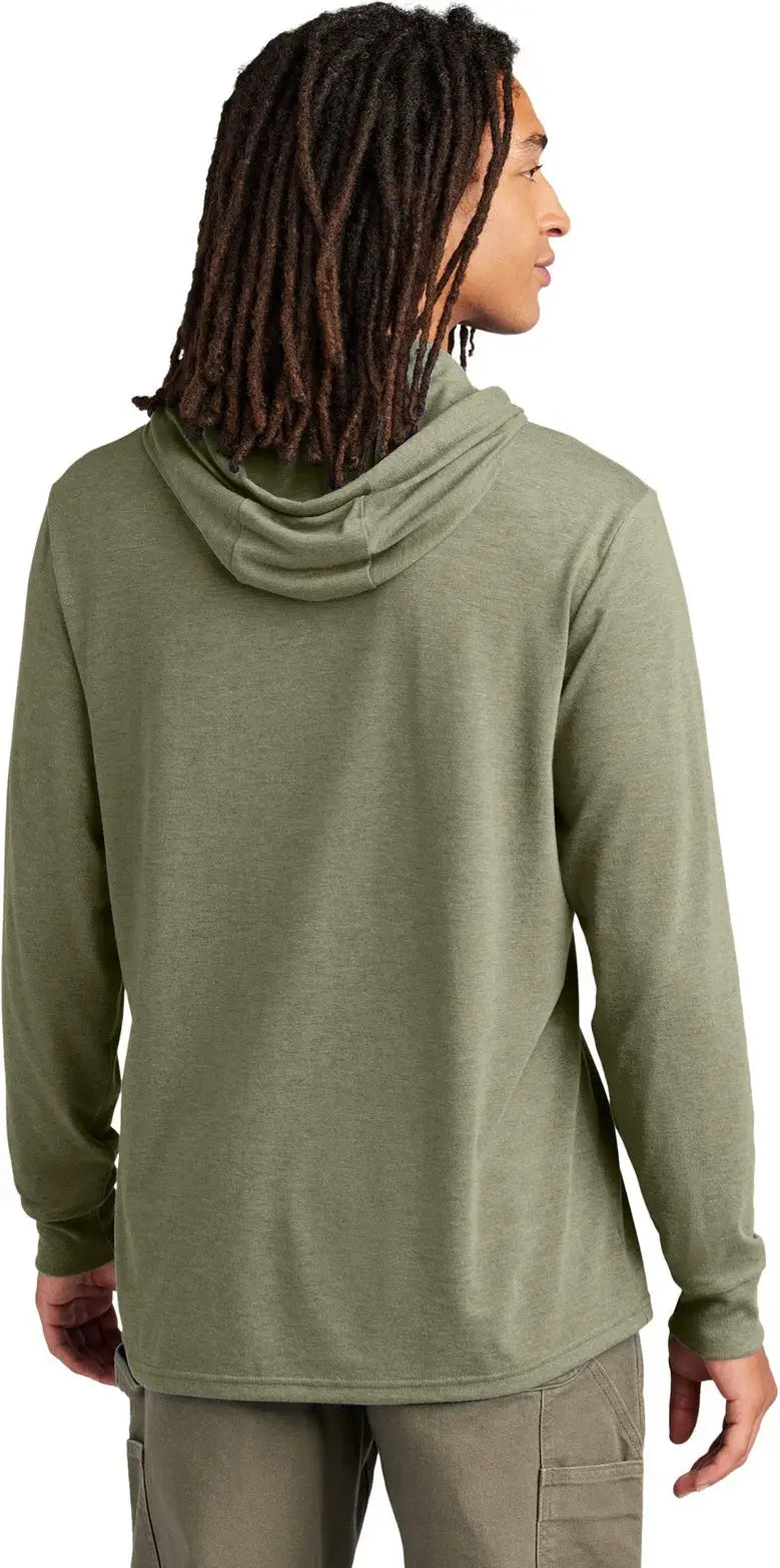 Allmade Al6003 Allmade Unisex Tri-blend Hoodie Tee - Olive you Green