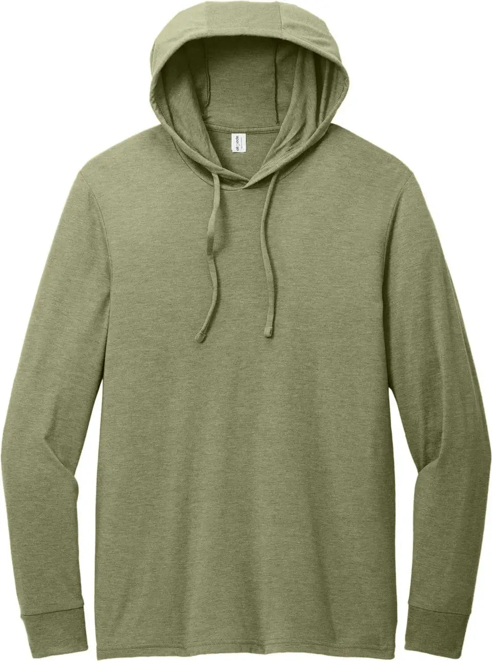 Allmade Al6003 Allmade Unisex Tri-blend Hoodie Tee - Olive you Green