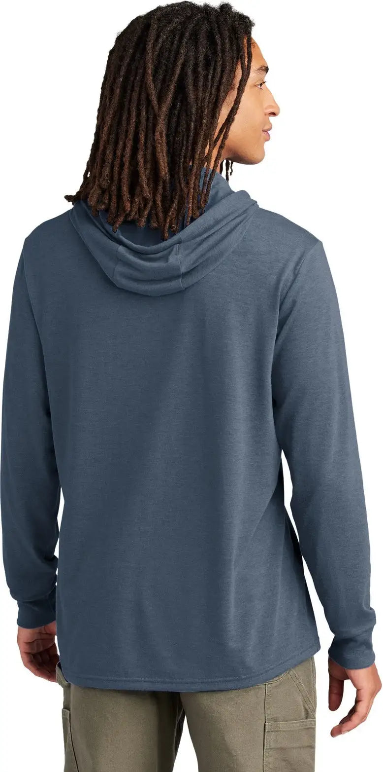 Allmade Al6003 Allmade Unisex Tri-blend Hoodie Tee - Rebel Blue