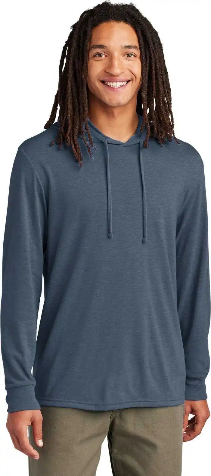 Allmade Al6003 Unisex Tri-blend Hoodie Tee - Rebelblue