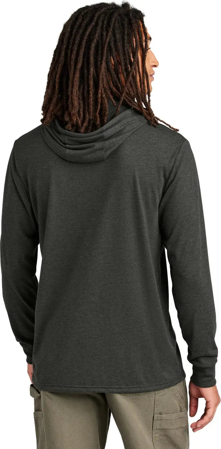 Allmade Al6003 Allmade Unisex Tri-blend Hoodie Tee - Space Black