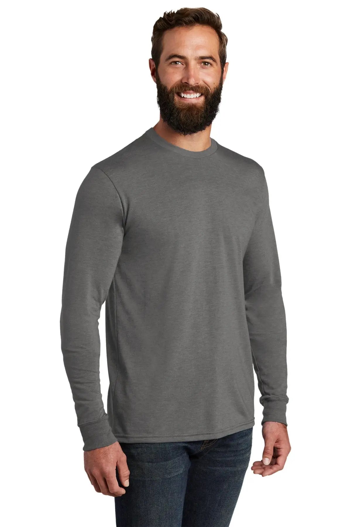 Allmade Al6004 Allmade Unisex Tri-blend Long Sleeve Tee - Aluminum Gray