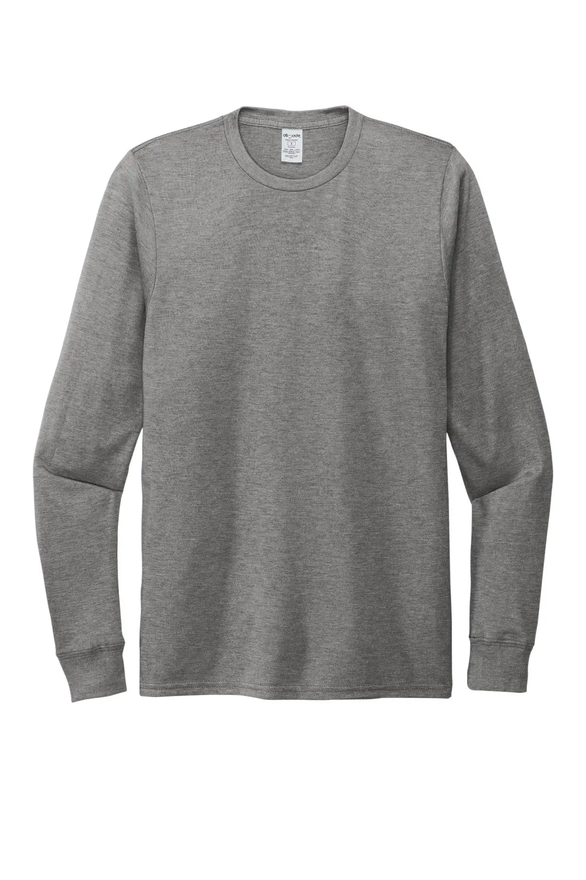 Allmade Al6004 Allmade Unisex Tri-blend Long Sleeve Tee - Aluminum Gray