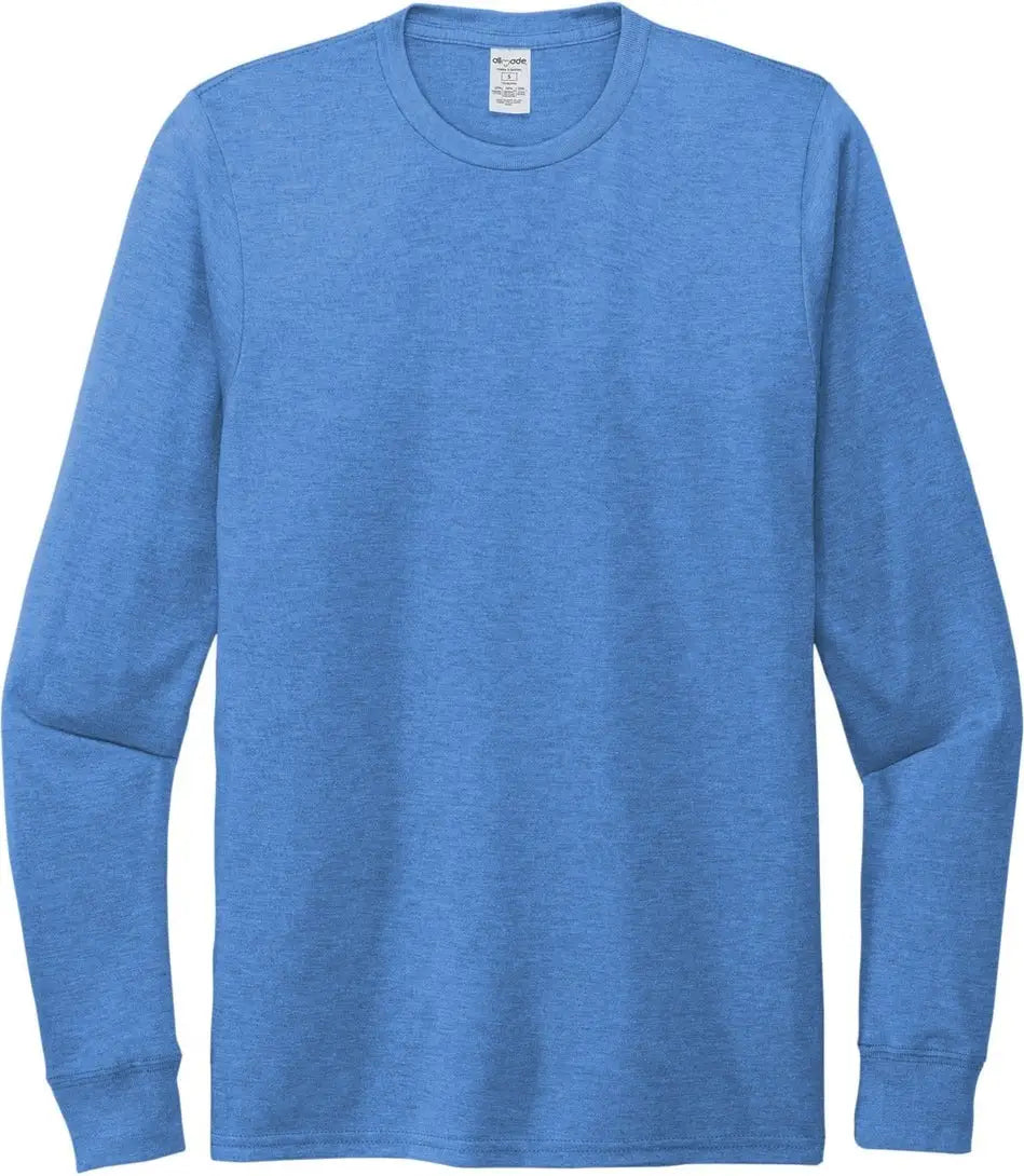 Allmade Al6004 Allmade Unisex Tri-blend Long Sleeve Tee - Azure Blue