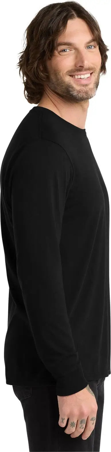 Allmade Al6004 Allmade Unisex Tri-blend Long Sleeve Tee - Deep Black