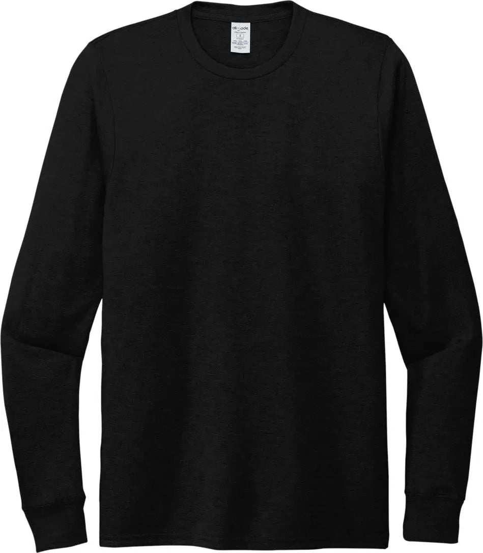 Allmade Al6004 Allmade Unisex Tri-blend Long Sleeve Tee - Deep Black