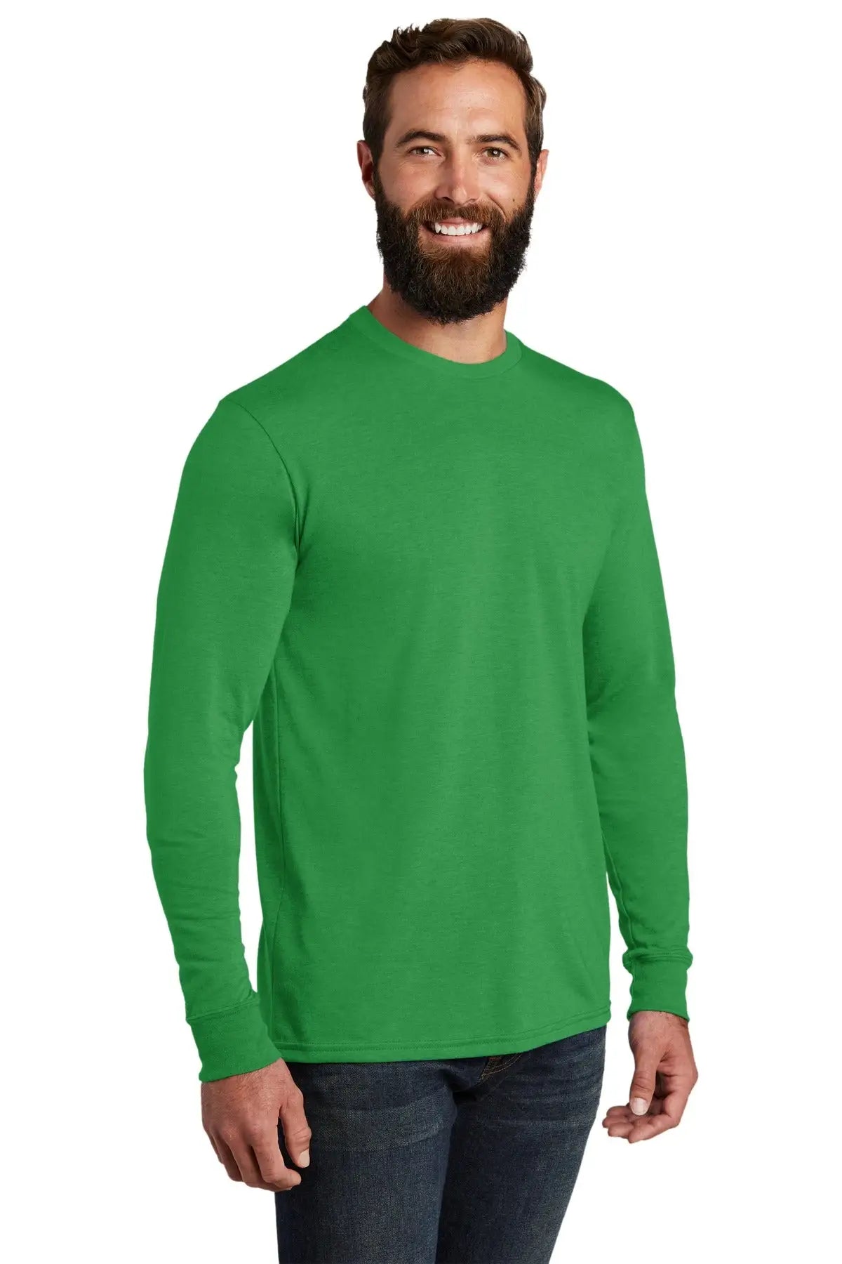 Allmade Al6004 Allmade Unisex Tri-blend Long Sleeve Tee - Enviro Green