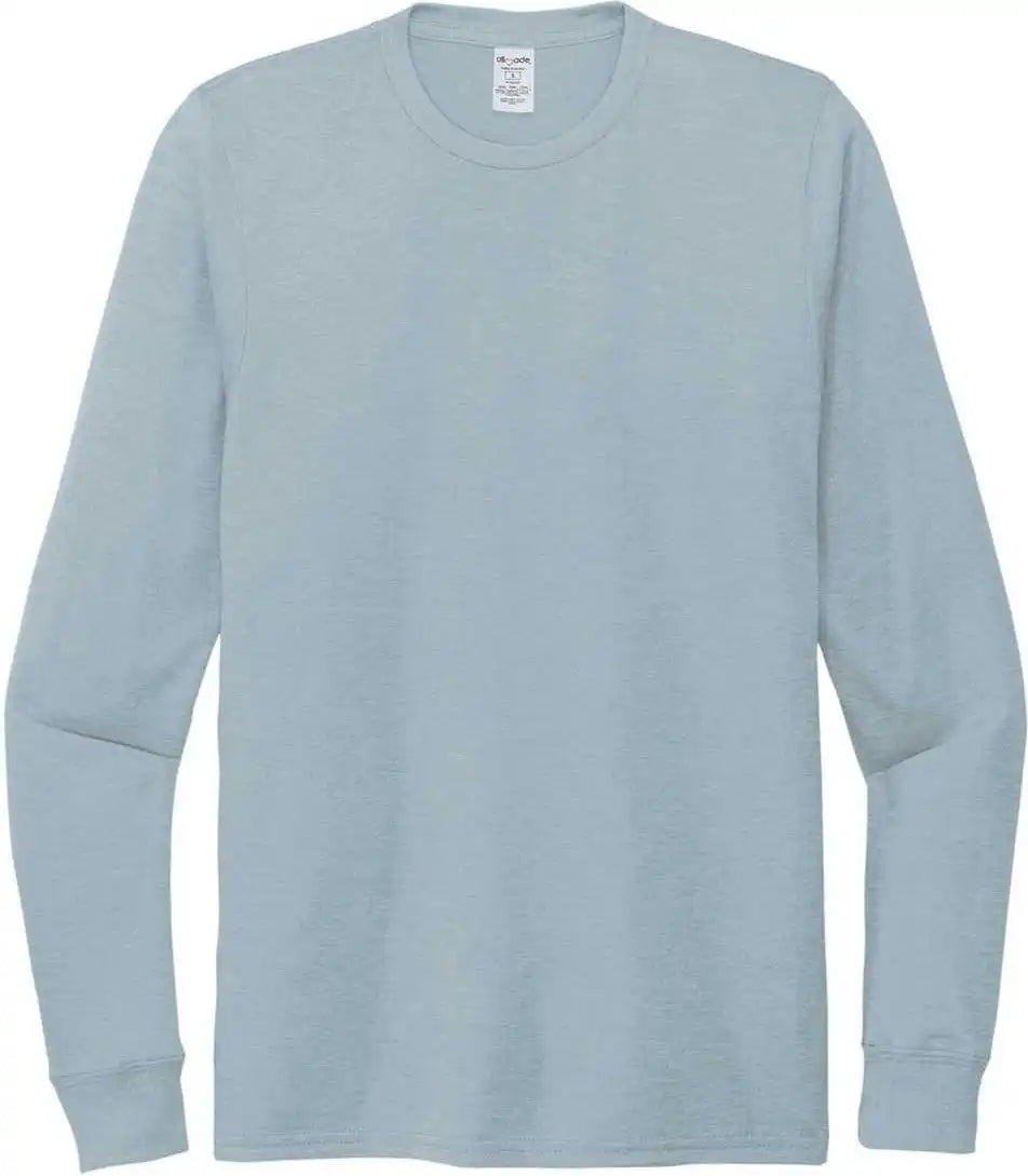 Allmade Al6004 Unisex Tri-blend Long Sleeve Tee - i Like you Blue