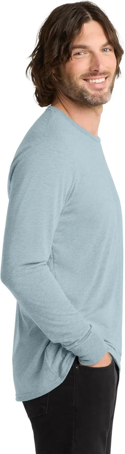 Allmade Al6004 Allmade Unisex Tri-blend Long Sleeve Tee - i Like you Blue