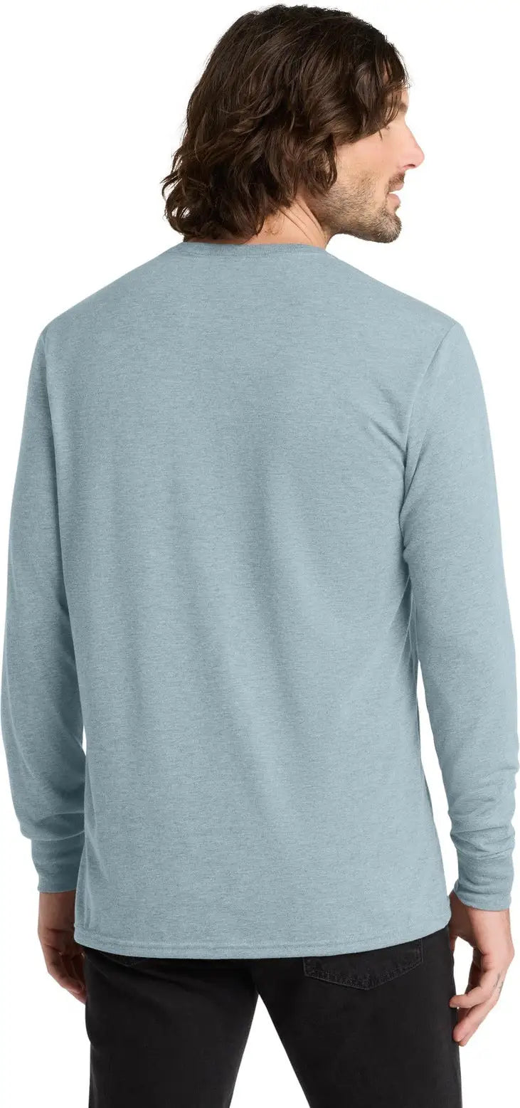 Allmade Al6004 Allmade Unisex Tri-blend Long Sleeve Tee - i Like you Blue