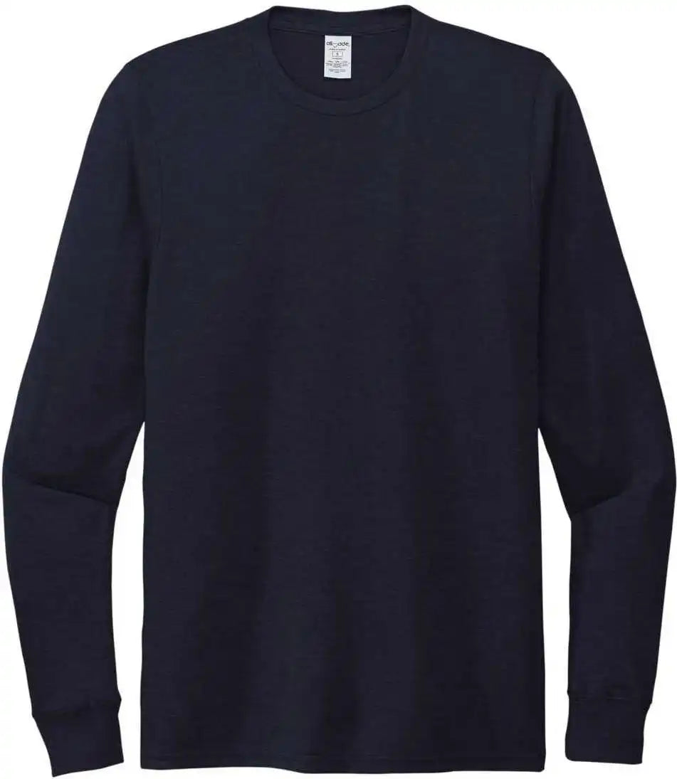 Allmade Al6004 Unisex Tri Blend Long Sleeve Tee Night Sky Navy