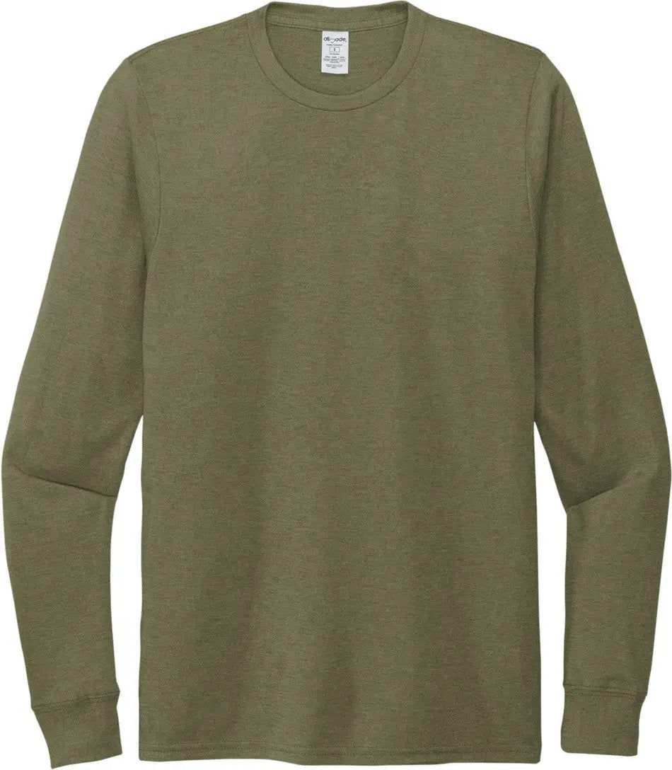 Allmade Al6004 Allmade Unisex Tri-blend Long Sleeve Tee - Olive you Green