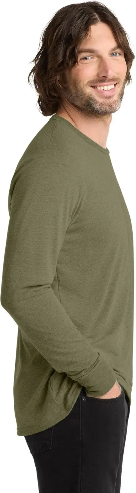 Allmade Al6004 Allmade Unisex Tri-blend Long Sleeve Tee - Olive you Green