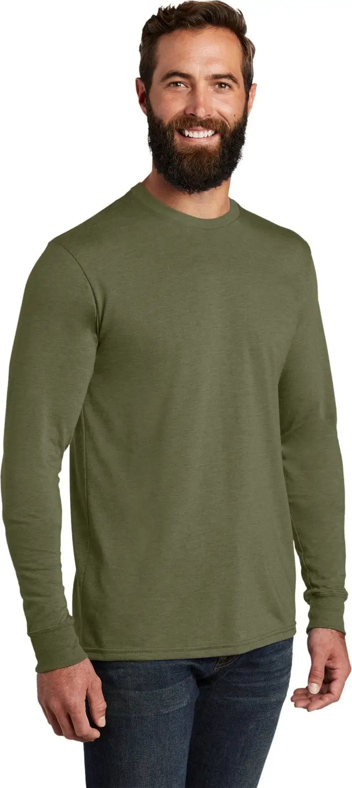 Allmade Al6004 Allmade Unisex Tri-blend Long Sleeve Tee - Olive you Green