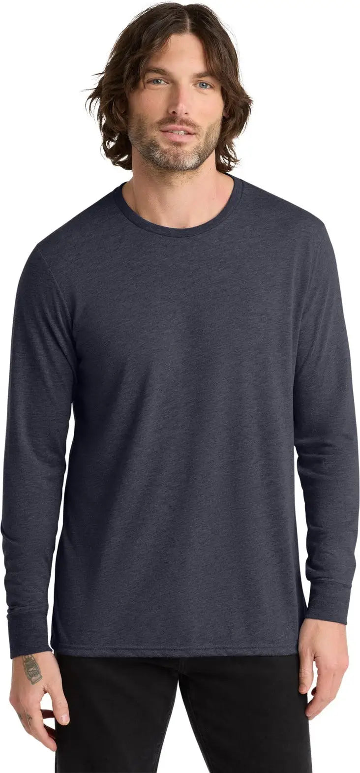 Allmade Al6004 Unisex Tri-blend Long Sleeve Tee - Rebel Blue