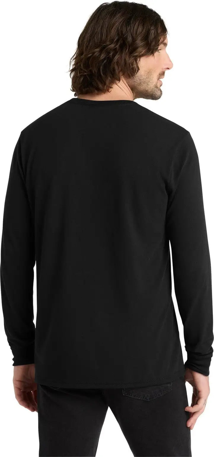 Allmade Al6004 Allmade Unisex Tri-blend Long Sleeve Tee - Space Black