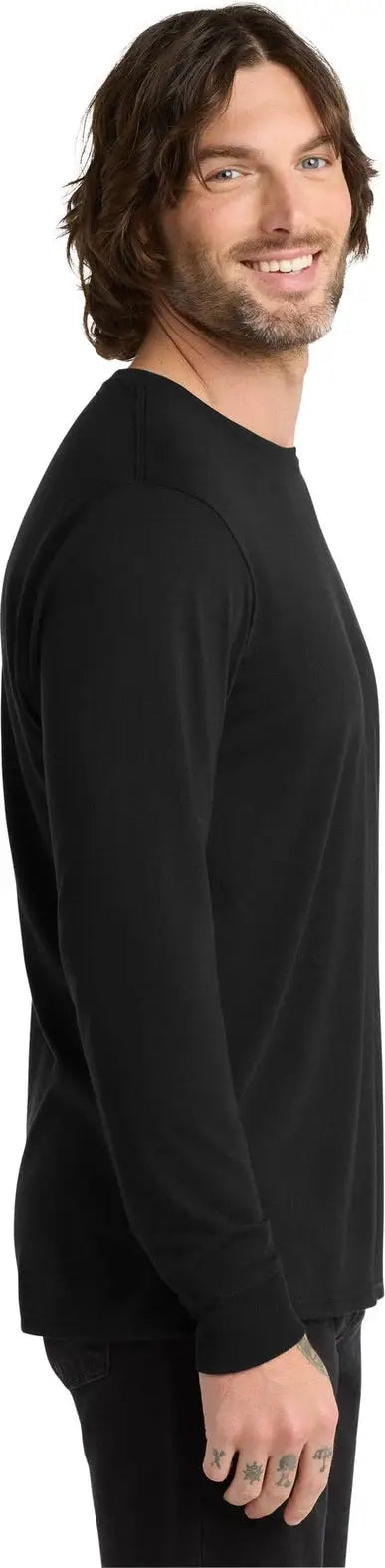 Allmade Al6004 Allmade Unisex Tri-blend Long Sleeve Tee - Space Black
