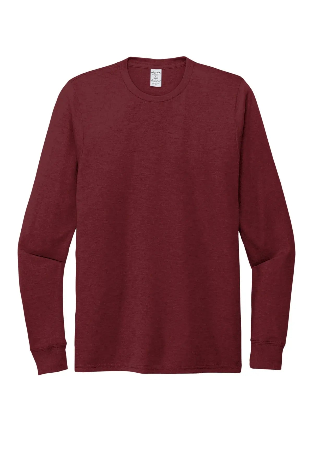 Allmade Al6004 Allmade Unisex Tri-blend Long Sleeve Tee - Vino Red