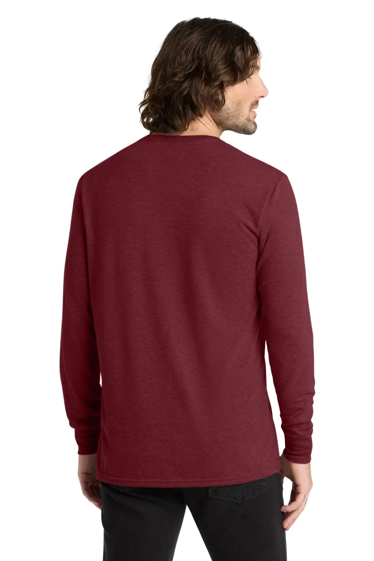 Allmade Al6004 Allmade Unisex Tri-blend Long Sleeve Tee - Vino Red