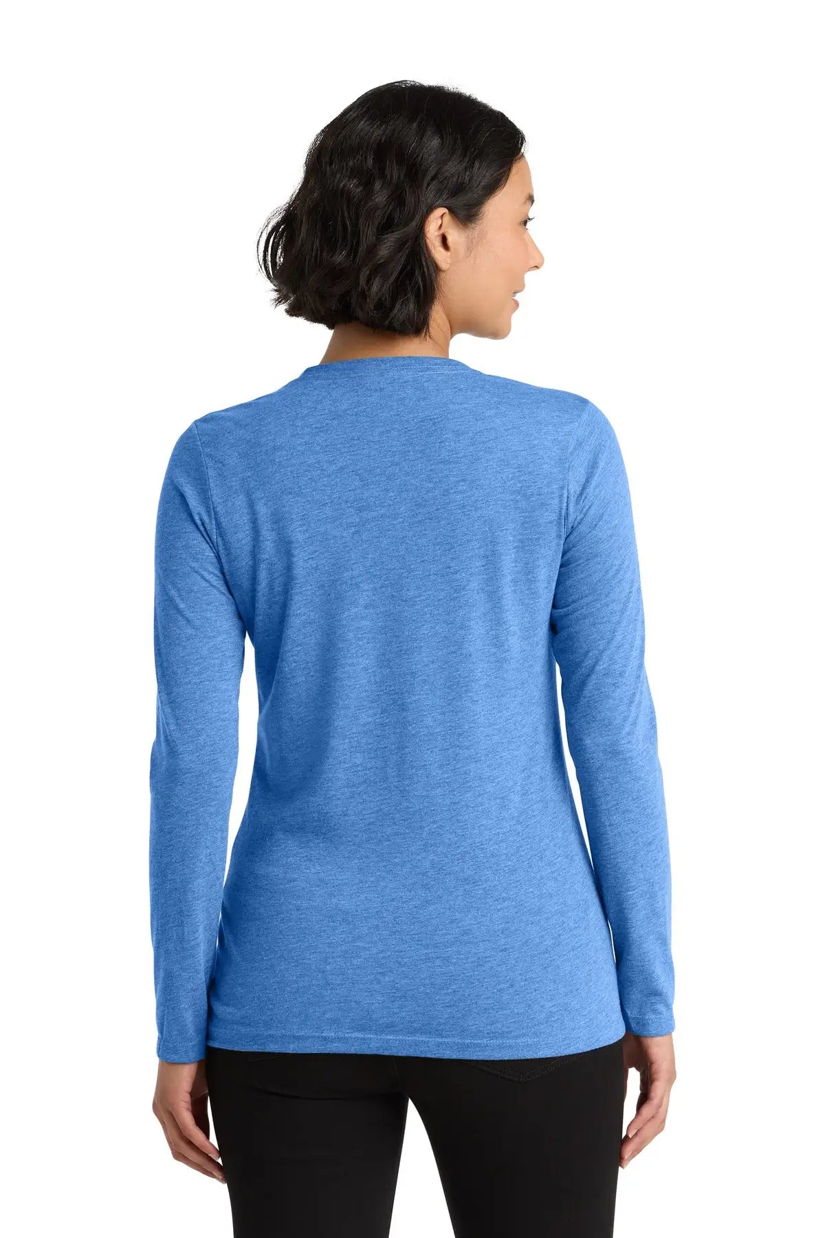 Allmade Al6008 Allmade Women’s Tri-blend Long Sleeve Tee - Azure Blue