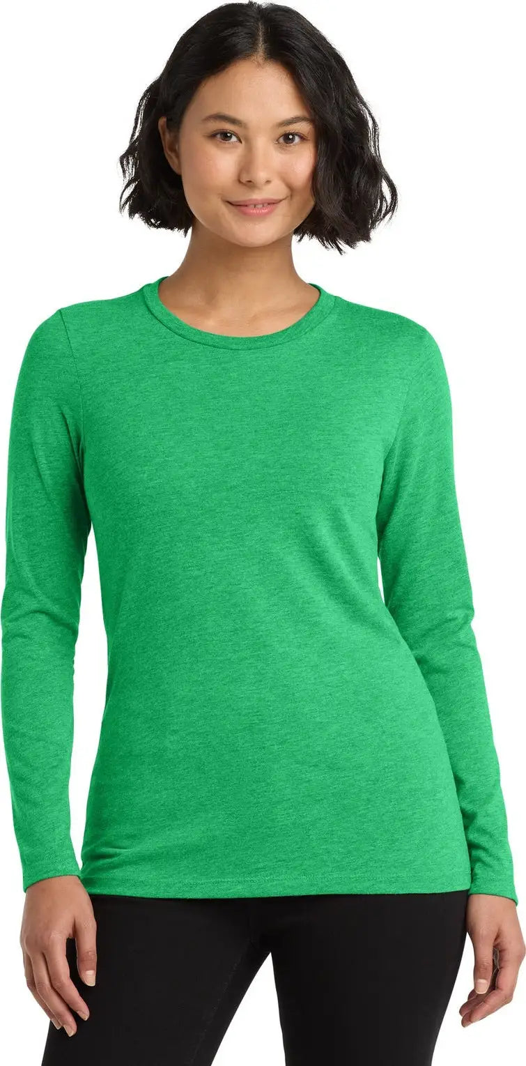 Allmade Al6008 Allmade Women’s Tri-blend Long Sleeve Tee - Enviro Green - Ladies Xs