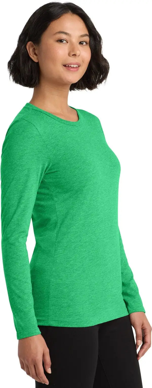 Allmade Al6008 Allmade Women’s Tri-blend Long Sleeve Tee - Enviro Green